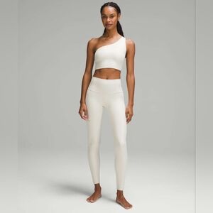 Lululemon Align High-rise Leggings Ribbed White Shine - Size 4 / 28” *NWT